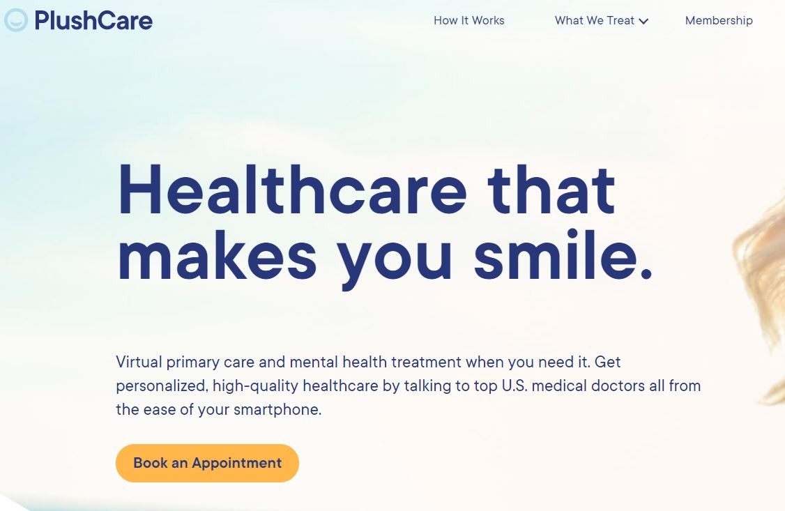 PlushCare telemedicine platform