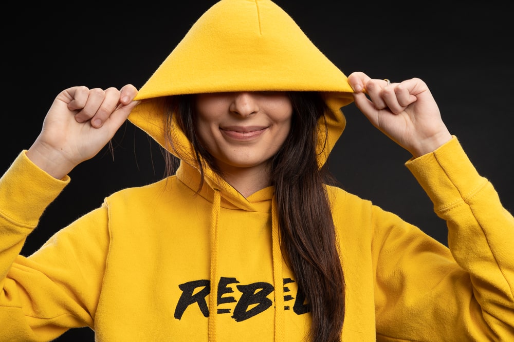 rebel hoodie